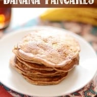These banana pancakes are made up of simple, wholesome ingredients with no flour and no oil or butter. Whole 30 compliant!