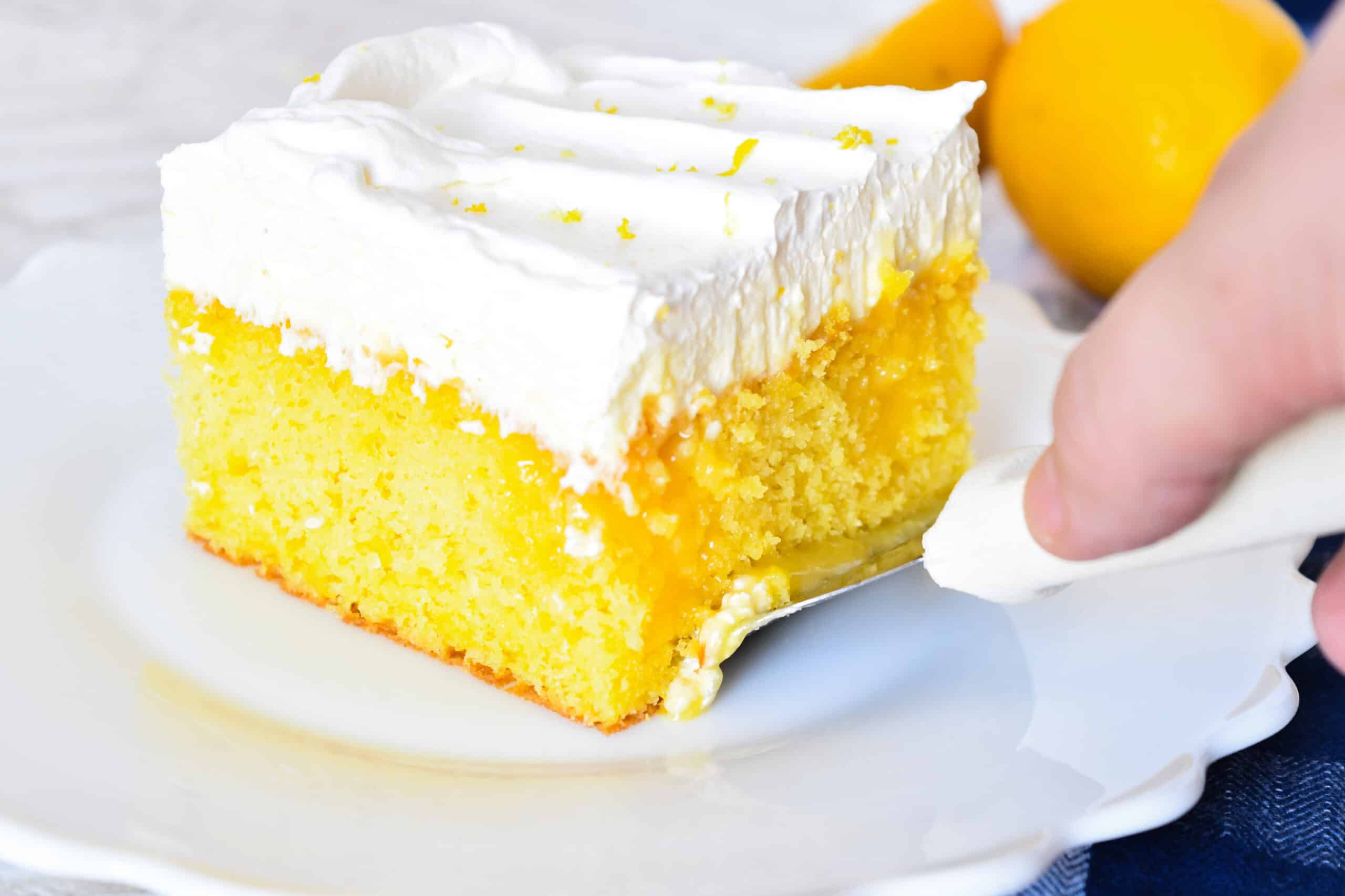 Better Than… Lemons Poke Cake Recipe