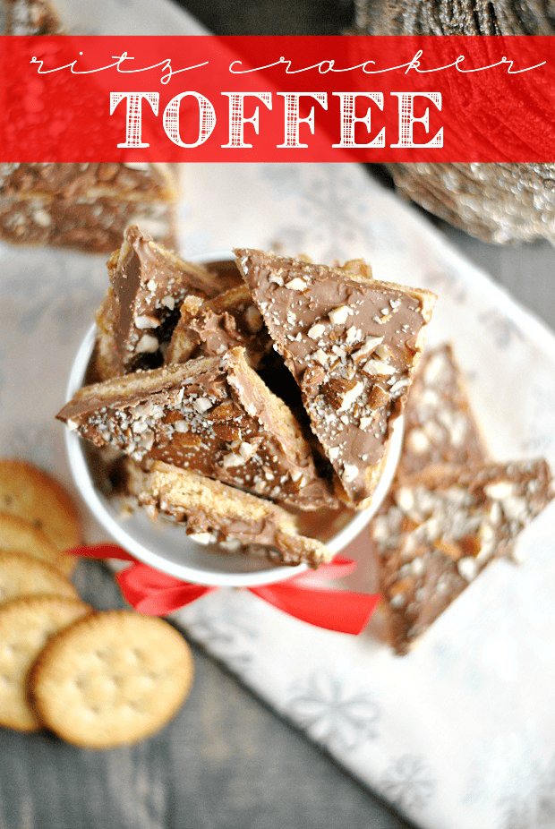 Ritz Cracker Toffee is so easy to make and is always a hit with friends!