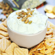 Pistachio Cheesecake Dip | www.somethingswanky.com